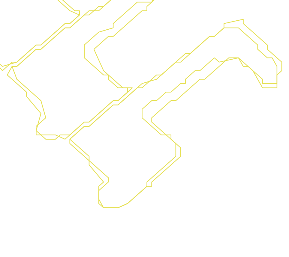 Daksegment ingezoomd met contourlijnen en structuurweergave