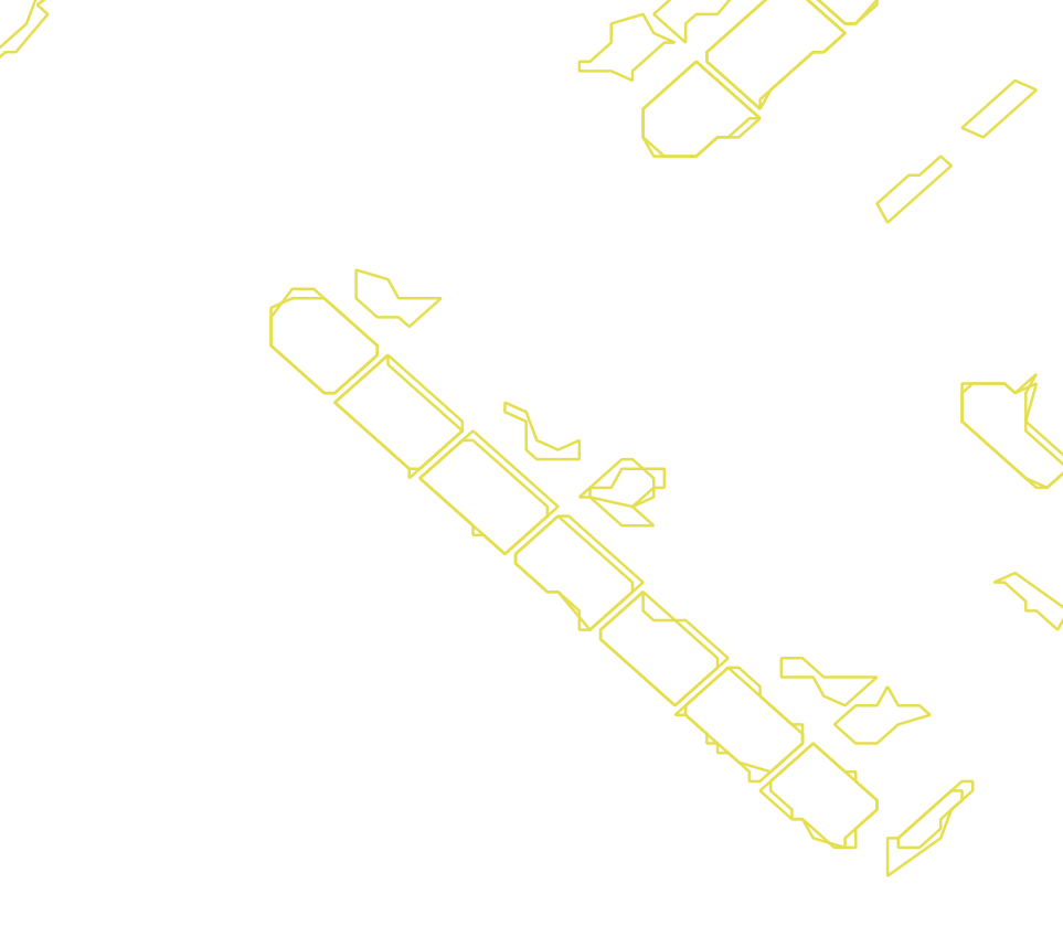Daksegment met contourlijnen en structuurweergave