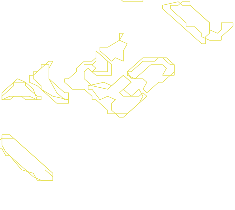 Daksegment ingezoomd met contourlijnen en structuurweergave