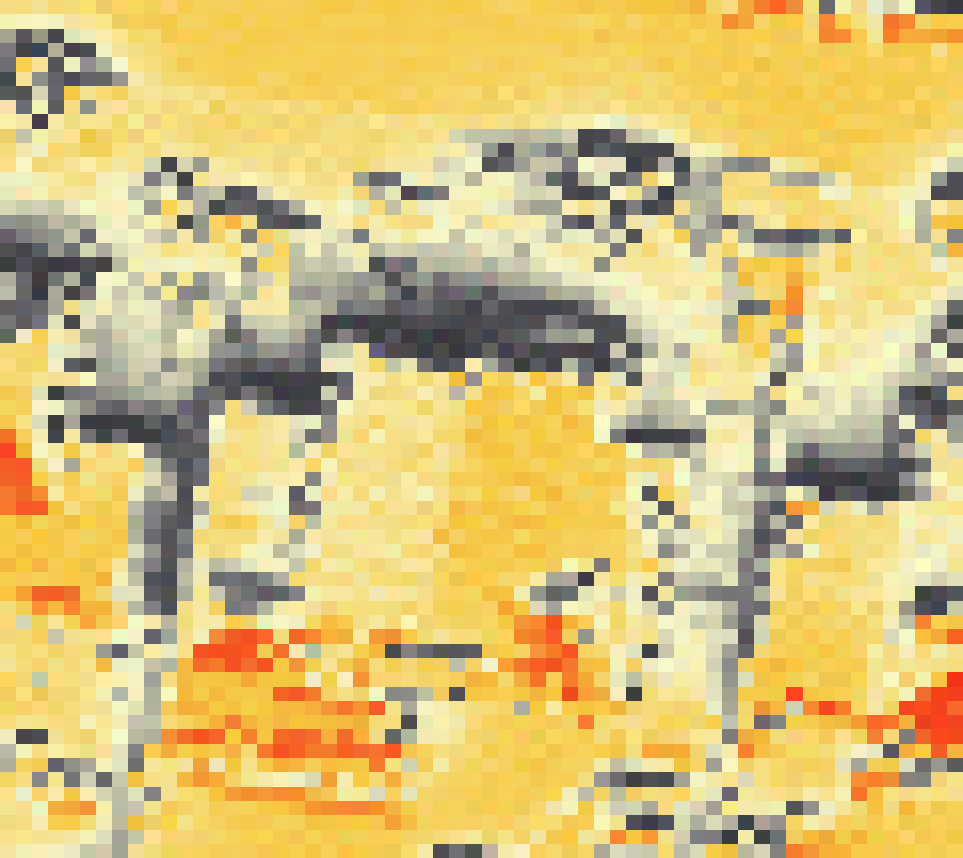 PV-irradiatie op daksegment ingezoomd met intensiteitsverdeling van zonlicht