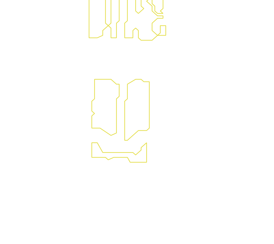 Daksegment met contourlijnen en structuurweergave
