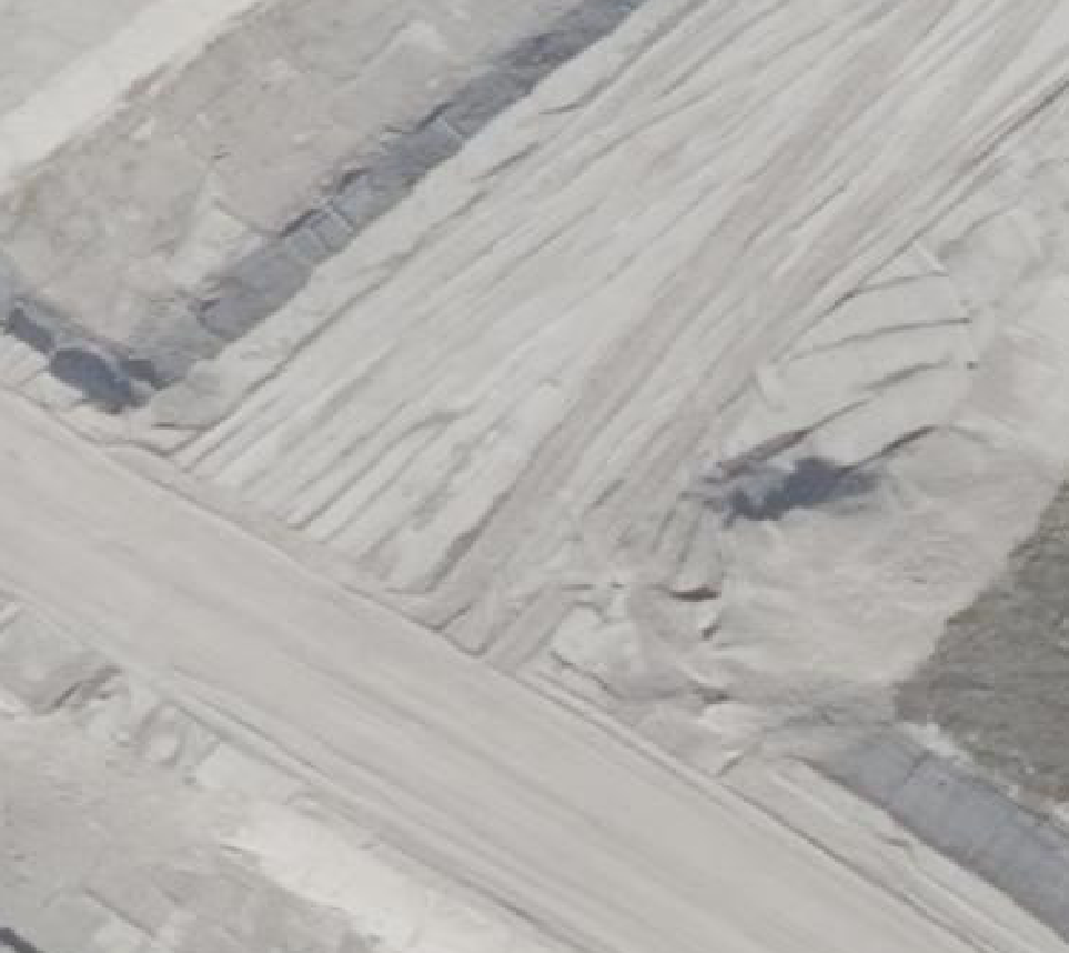 True ortho luchtfoto van Almere met zicht op woning