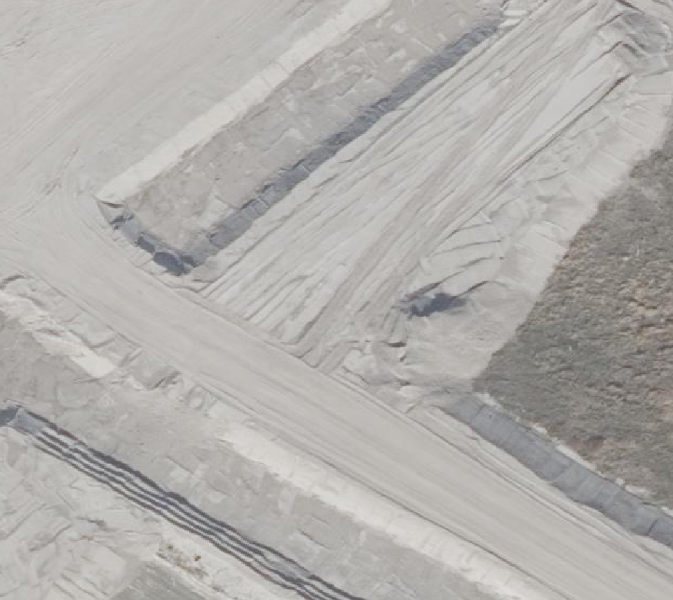 True ortho Luchtfoto op daksegment