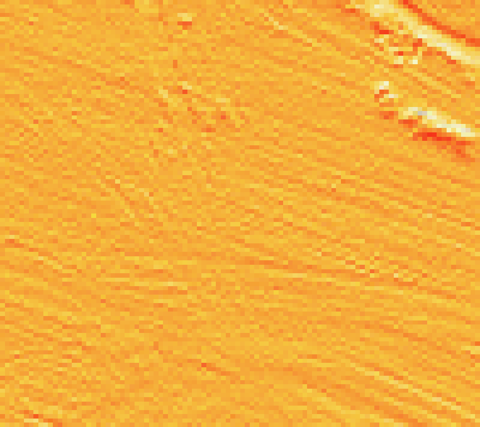 PV-irradiatie op daksegment met intensiteitsverdeling van zonlicht