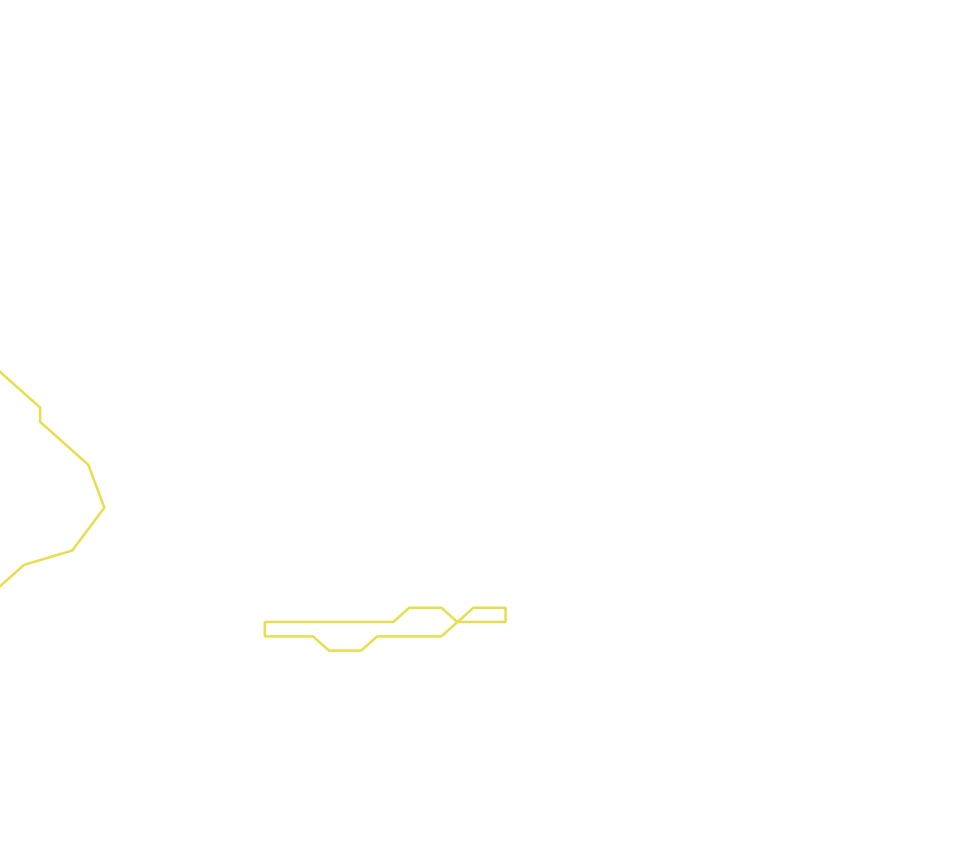 Daksegment ingezoomd met contourlijnen en structuurweergave