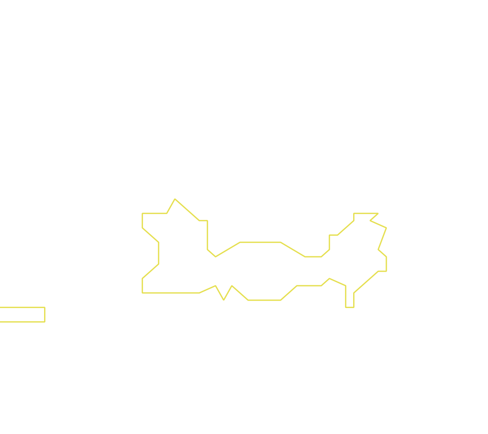 Daksegment ingezoomd met contourlijnen en structuurweergave