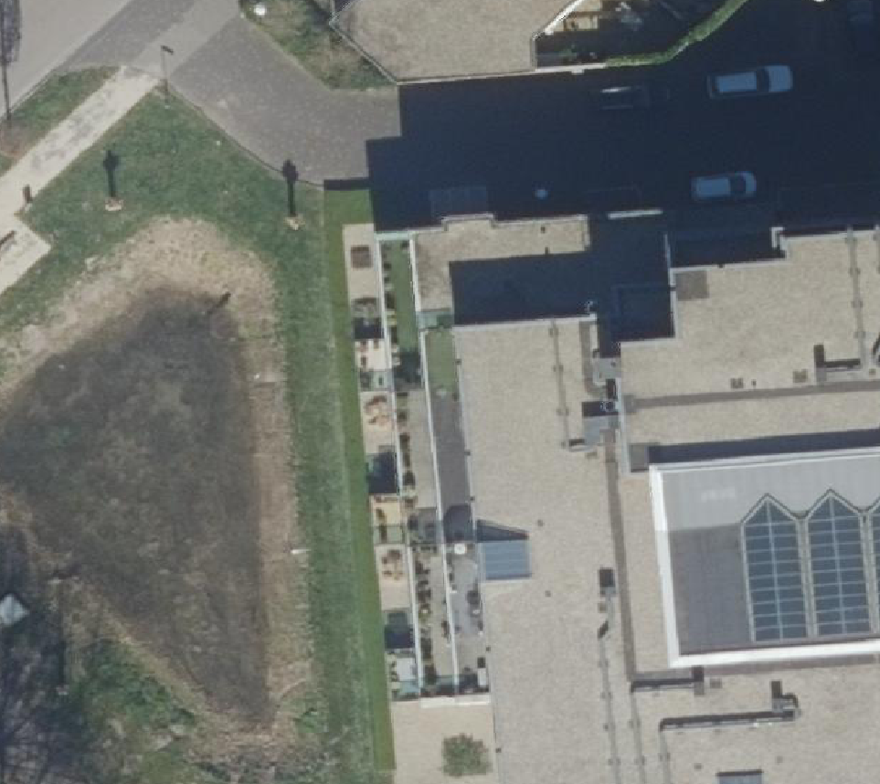 True ortho Luchtfoto op daksegment