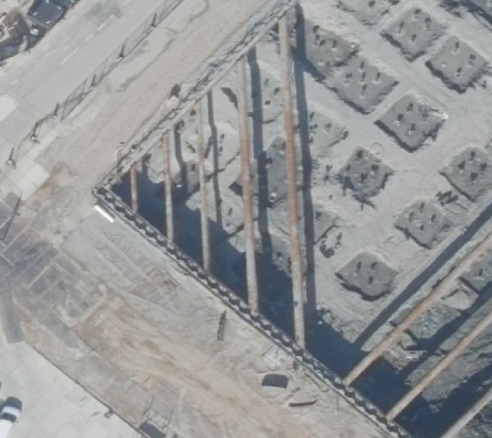 True ortho Luchtfoto op daksegment