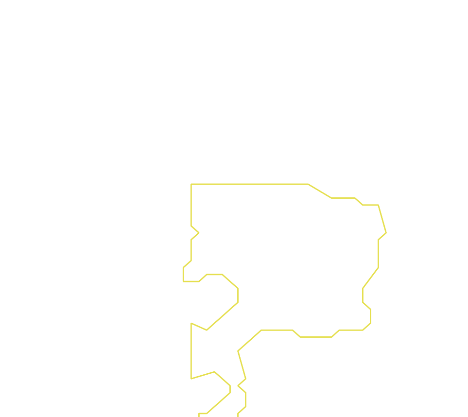 Daksegment ingezoomd met contourlijnen en structuurweergave