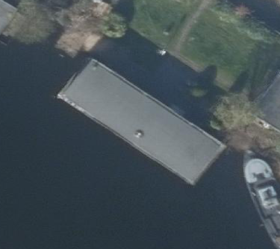 True ortho luchtfoto van Amsterdam met zicht op woning