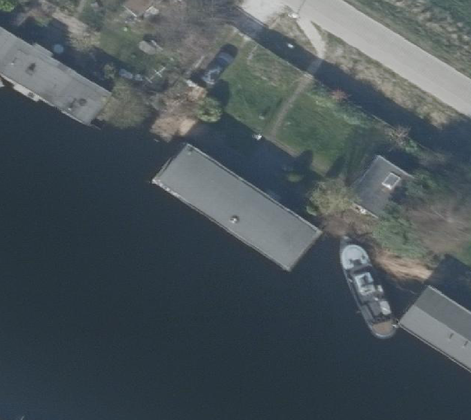 True ortho Luchtfoto op daksegment
