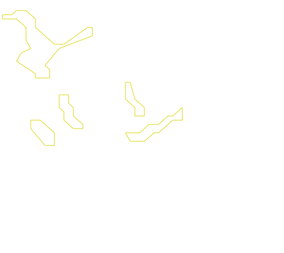 Daksegment ingezoomd met contourlijnen en structuurweergave