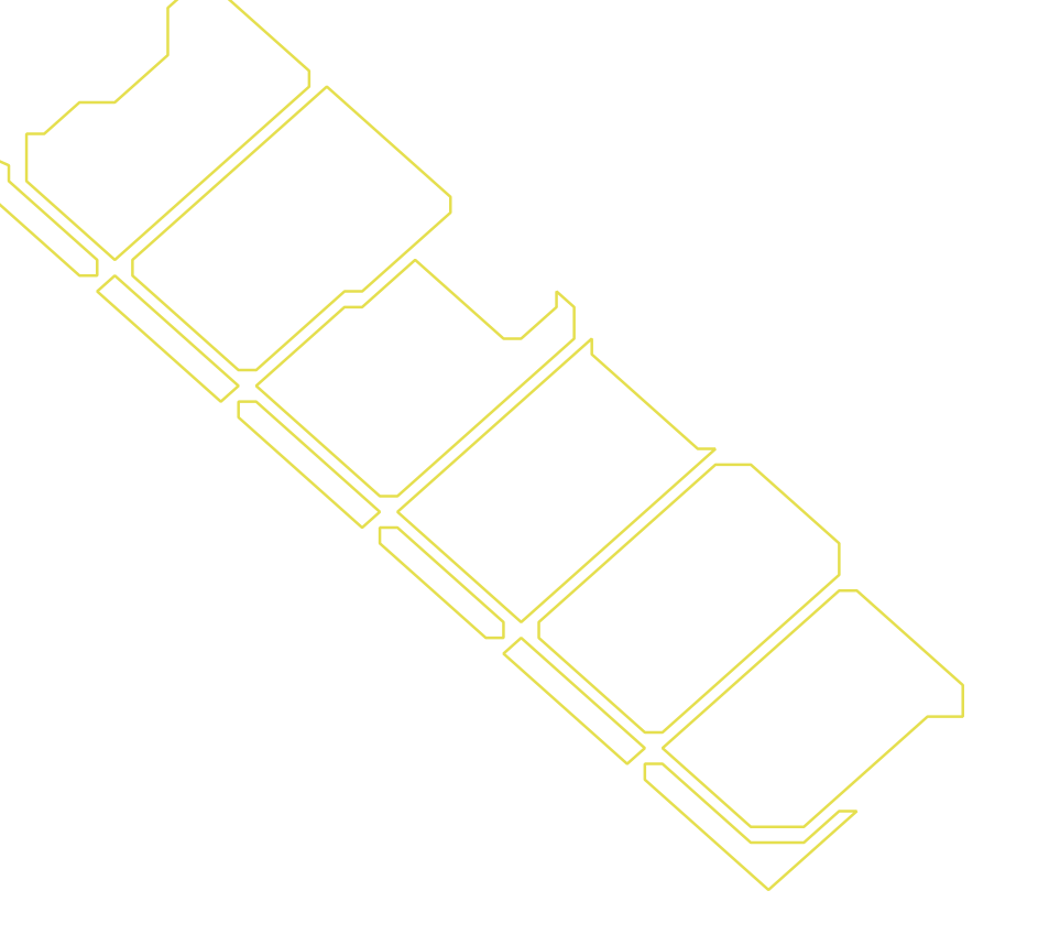Daksegment ingezoomd met contourlijnen en structuurweergave
