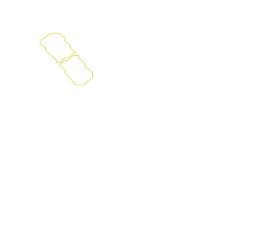 Daksegment met contourlijnen en structuurweergave