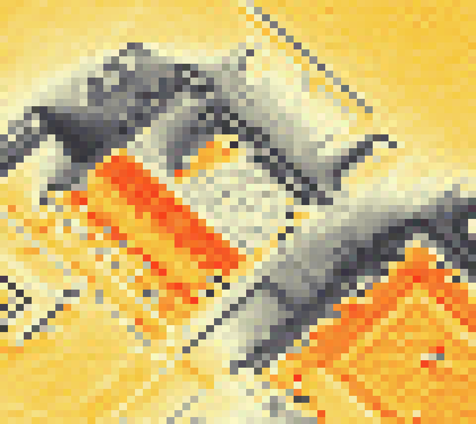 PV-irradiatie op daksegment ingezoomd met intensiteitsverdeling van zonlicht