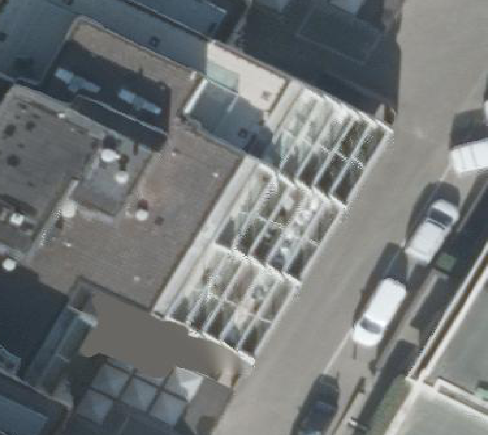True ortho luchtfoto van Noordwijk met zicht op woning