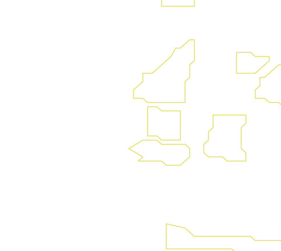 Daksegment ingezoomd met contourlijnen en structuurweergave