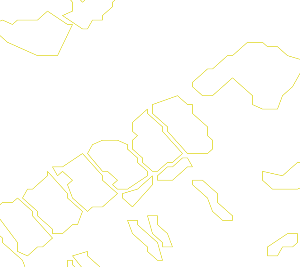 Daksegment ingezoomd met contourlijnen en structuurweergave