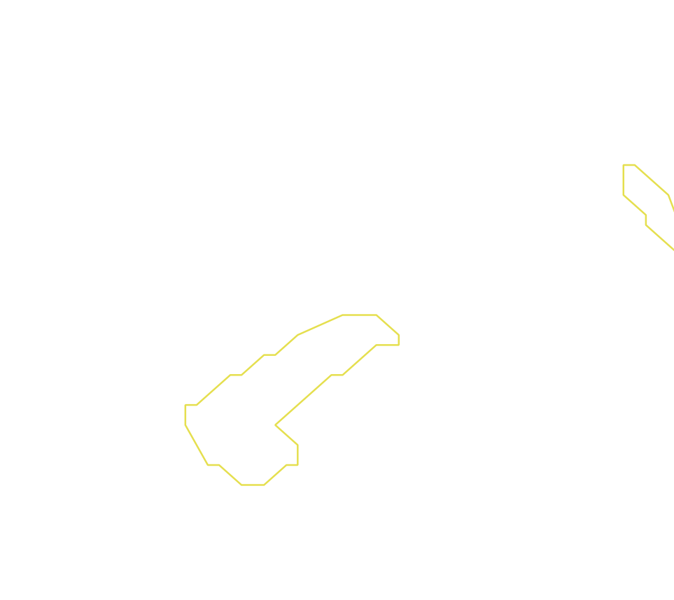 Daksegment ingezoomd met contourlijnen en structuurweergave