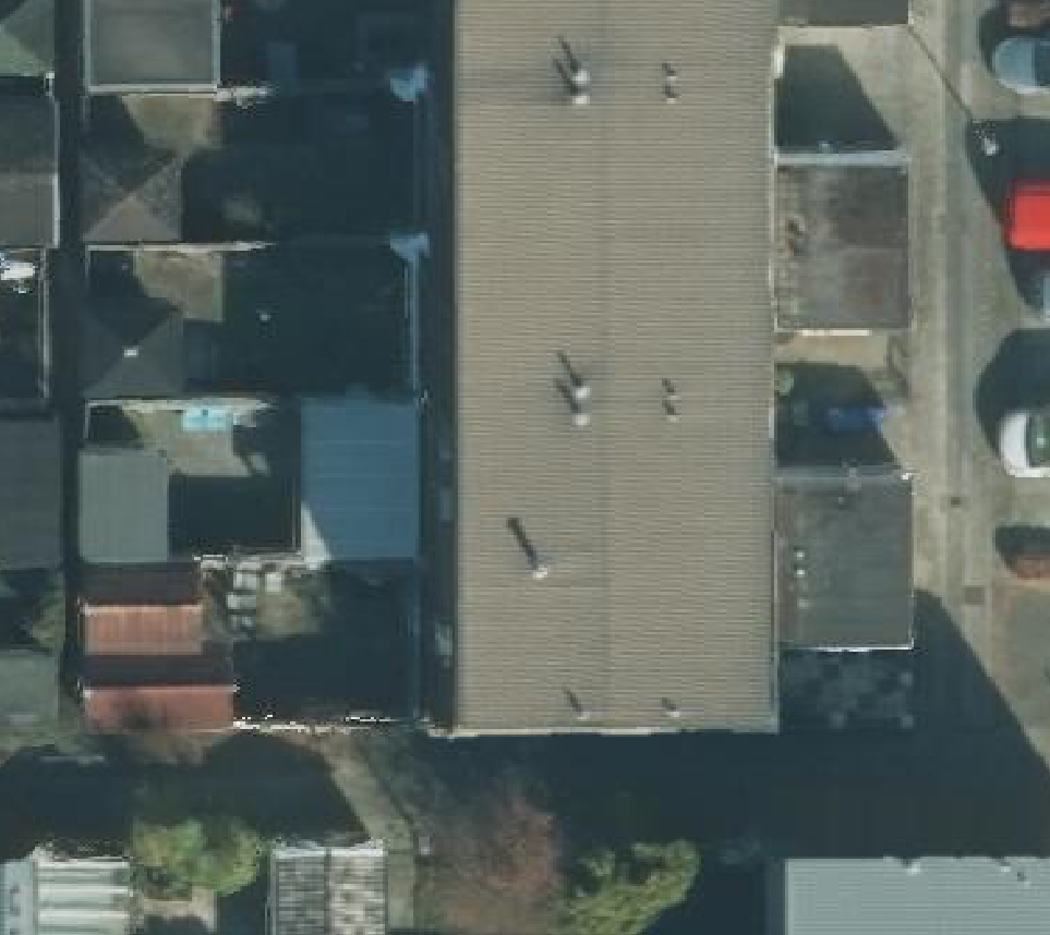 True ortho luchtfoto van Gendt met zicht op woning