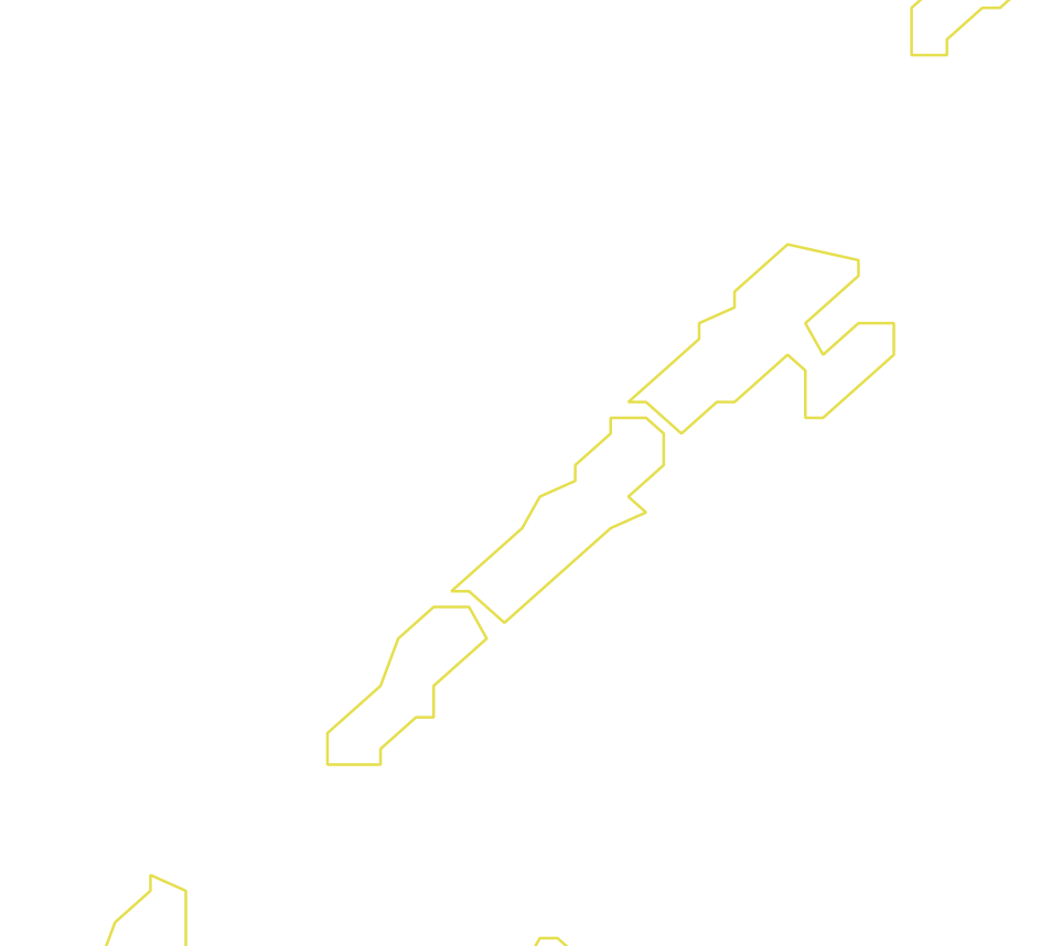 Daksegment ingezoomd met contourlijnen en structuurweergave