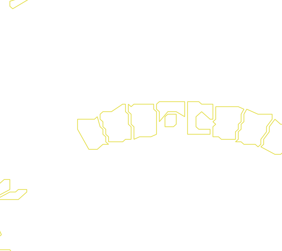 Daksegment met contourlijnen en structuurweergave