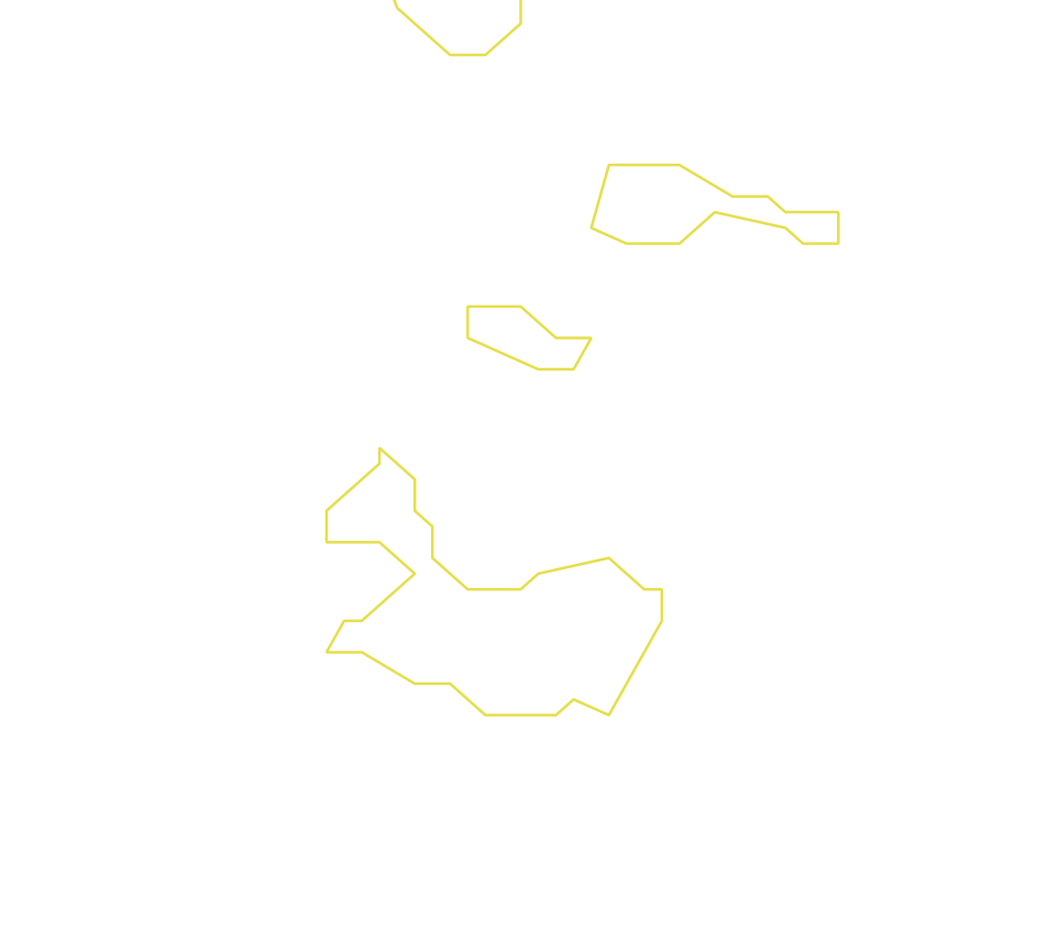 Daksegment ingezoomd met contourlijnen en structuurweergave