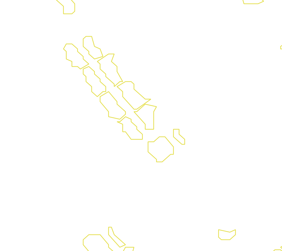 Daksegment met contourlijnen en structuurweergave