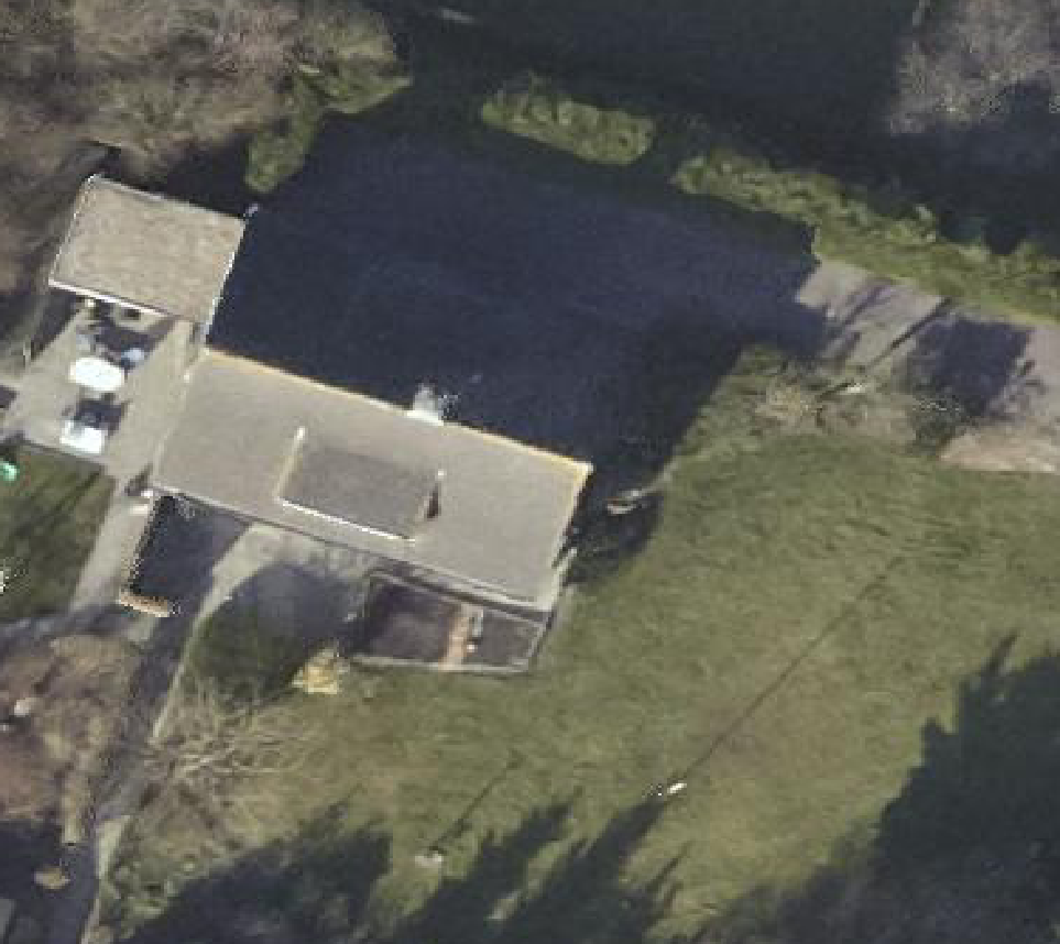 True ortho luchtfoto van Anna Paulowna met zicht op woning