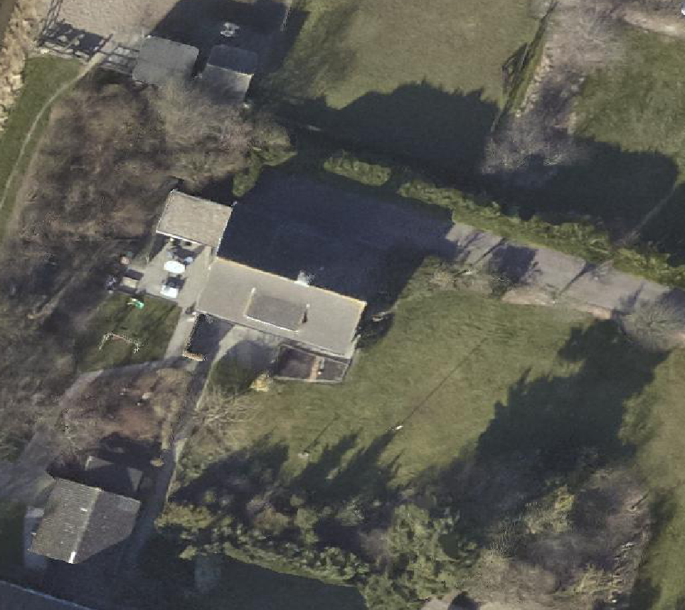 True ortho Luchtfoto op daksegment