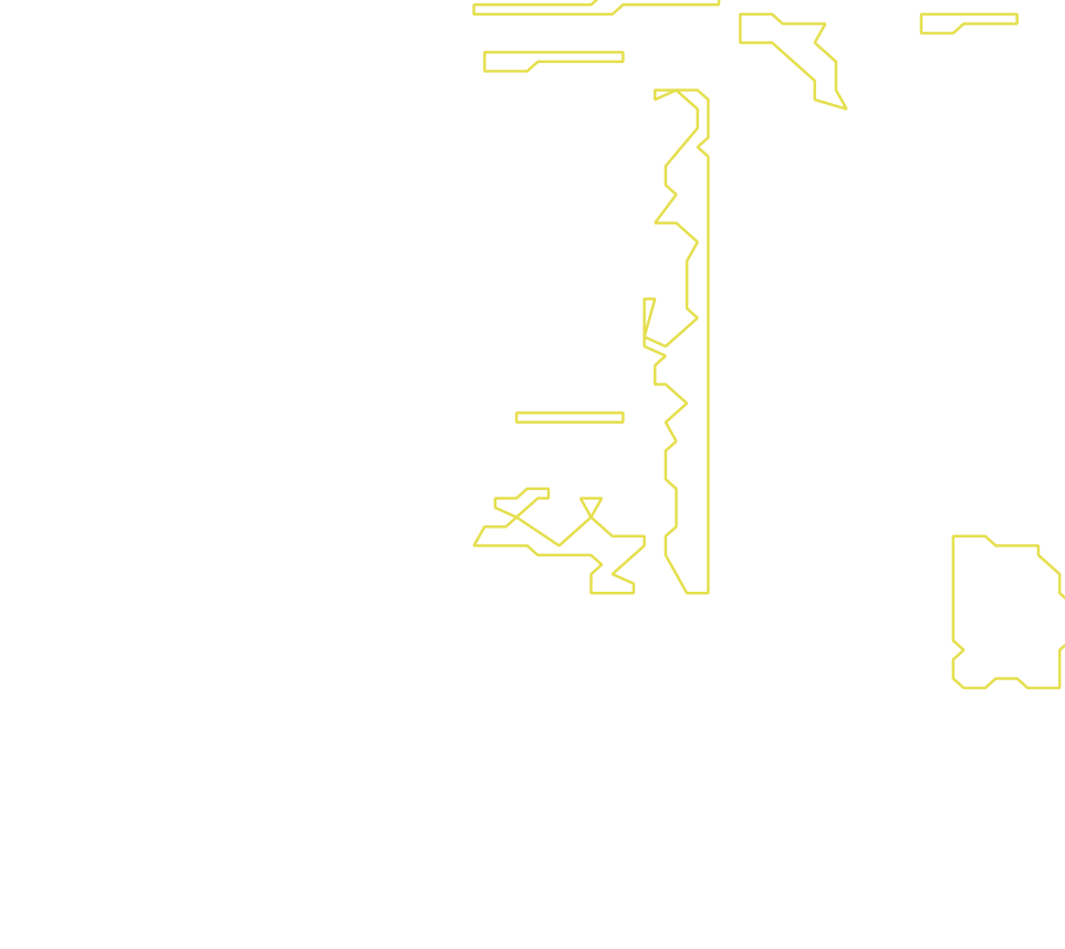Daksegment met contourlijnen en structuurweergave