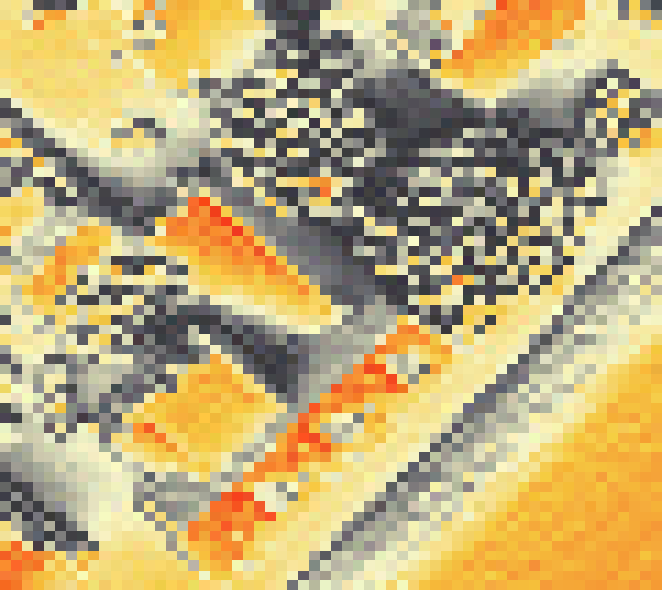 PV-irradiatie op daksegment ingezoomd met intensiteitsverdeling van zonlicht