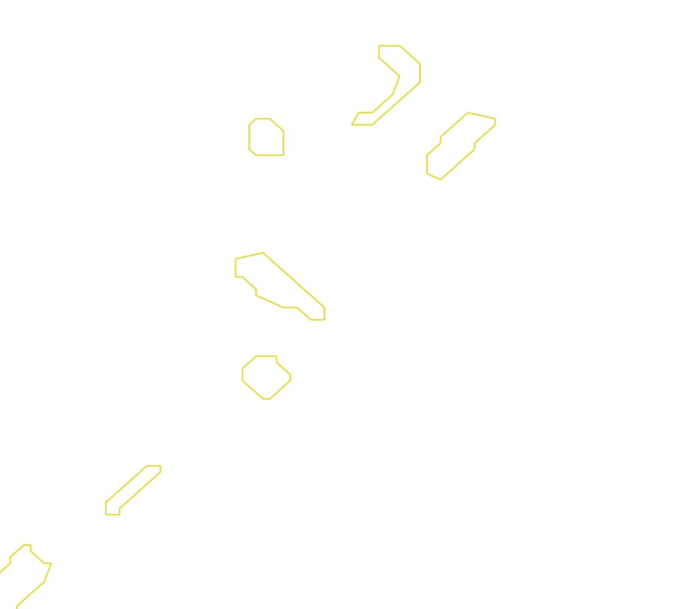 Daksegment met contourlijnen en structuurweergave