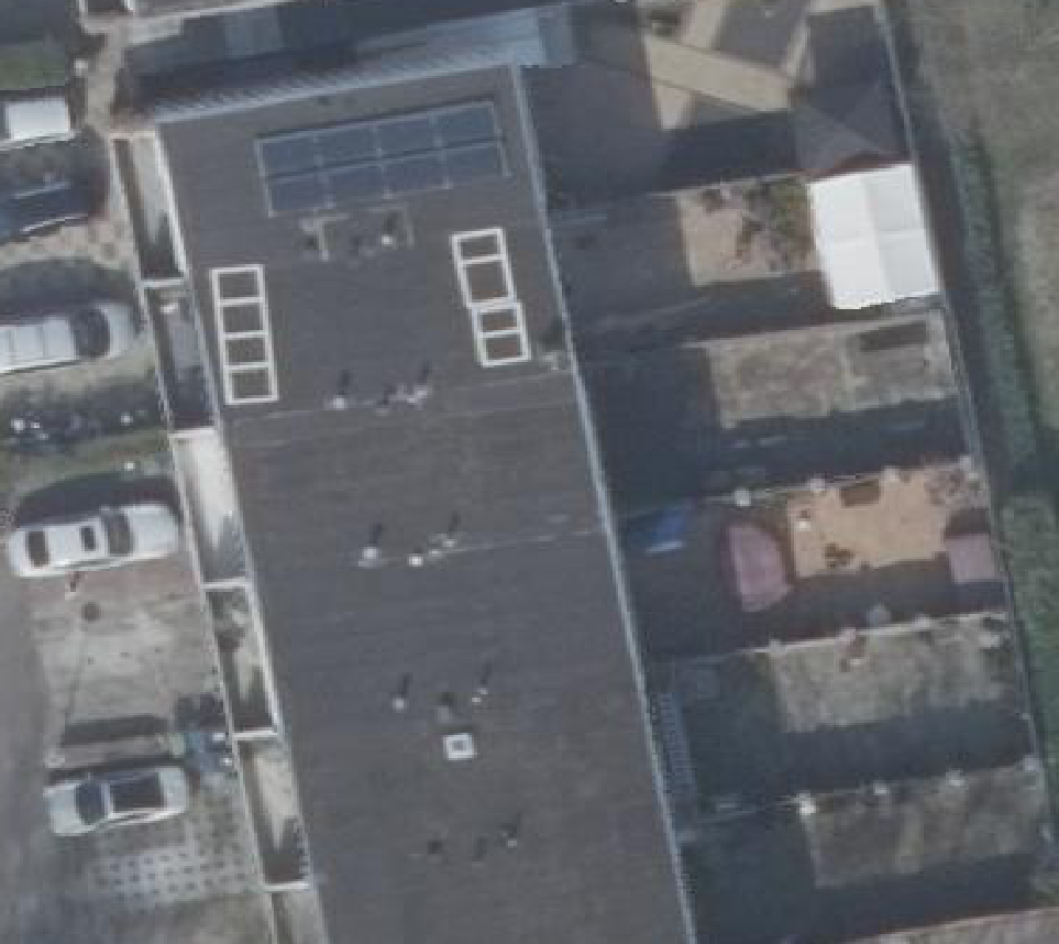 True ortho luchtfoto van Alkmaar met zicht op woning