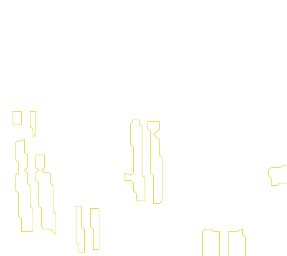 Daksegment met contourlijnen en structuurweergave